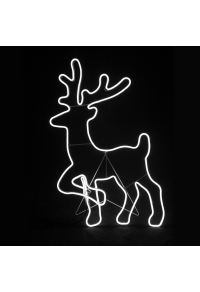 СТОЯЩ СЕВЕН ЕЛЕН 500 LED МОТИФ 5м НЕОН СВЕТЕЩ МАРКУЧ,  БЯЛО IP44 54x82cm 1.5m  КАБЕЛ