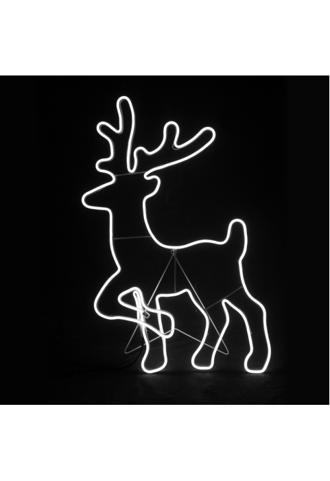 СТОЯЩ СЕВЕН ЕЛЕН 500 LED МОТИФ 5м НЕОН СВЕТЕЩ МАРКУЧ,  БЯЛО IP44 54x82cm 1.5m  КАБЕЛ