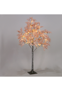 СНЕЖЕН БОР“ 60 WW LED СВЕТЛИНИ АДАПТОР. (4,5V) IP44 H:120CM ОСНОВА: 17x17CM 3M ЗАХРАНВАЩ КАБЕЛ