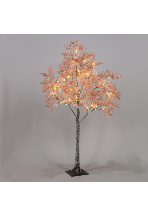 СНЕЖЕН БОР“ 60 WW LED СВЕТЛИНИ АДАПТОР. (4,5V) IP44 H:120CM ОСНОВА: 17x17CM 3M ЗАХРАНВАЩ КАБЕЛ