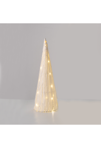 " БЯЛ ХАРТИЕН БОР" 30 МИНИ WW LED СВЕТЛИНИ, БАТЕРИЯ. 3ΧΑΑ,IP20 Φ20.5X60cm