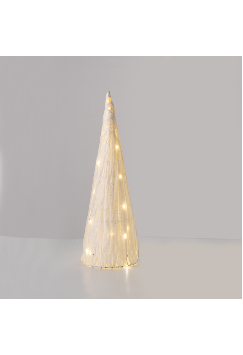 "БЯЛ ХАРТИЕН БОР" 40 МИНИ WW LED СВЕТЛИНИ, БАТЕРИЯ. 3ΧΑΑ,IP20 Φ27.5X90cm