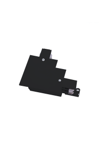 BLACK 90º CONNECTOR FOR 4 WIRE RECESSED
