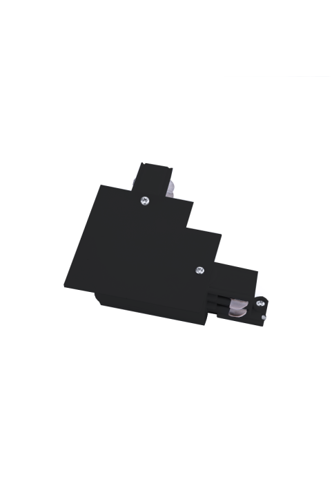 BLACK 90º CONNECTOR FOR 4 WIRE RECESSED