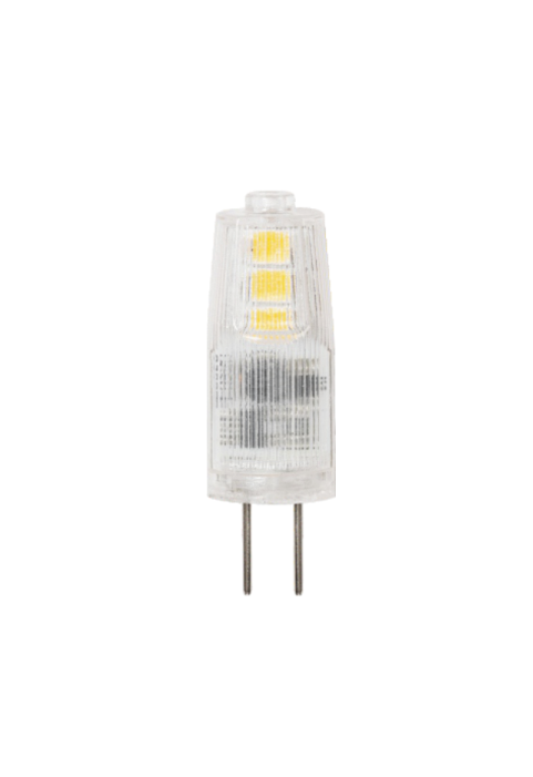 LED SMD G4 1,5W 3000K 12V AC/DC 150LM RA80 30000H 360° MINI PLASTIC 