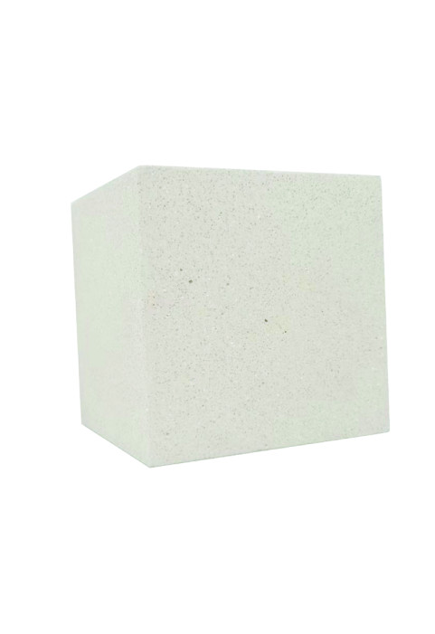 ^WIRED SQUARE LED COB 10W 540LM 230V AC 3000K RA80 IP65 30.000HRS WHITE CEMENT LUMINAIRE 