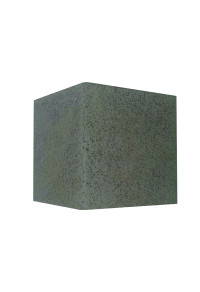 ^WALL SQUARE COB LED LIGHT 10W 540LM 230V AC 3000K RA80 IP65 30,000HRS BLACK CEMENT