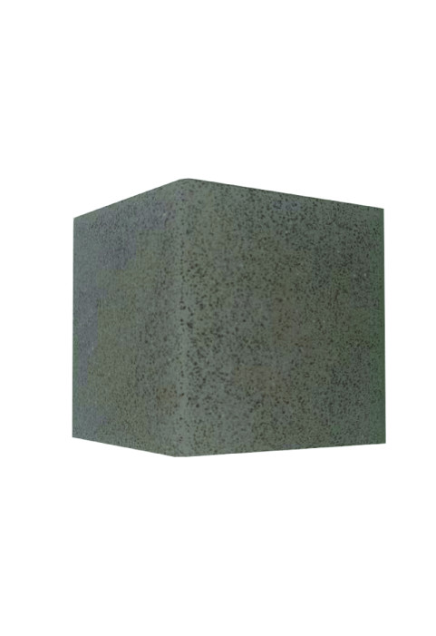 ^WALL SQUARE COB LED LIGHT 10W 540LM 230V AC 3000K RA80 IP65 30,000HRS BLACK CEMENT
