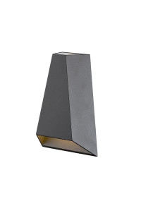 LED COB WALL LUMINAIRE 6W 425LM  30° AND 120°  230VAC 3.000K DARK GREY CRI80 IP54 30.000HRS