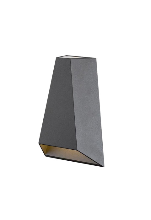LED COB WALL LUMINAIRE 6W 425LM  30° AND 120°  230VAC 3.000K DARK GREY CRI80 IP54 30.000HRS