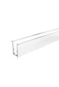 MAGNETIC RECESSED TRACK 48V DC 3M MATTE WHITE