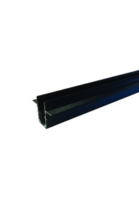 MAGNETIC TRIMLESS TRACK 48V DC 1M MATTE BLACK