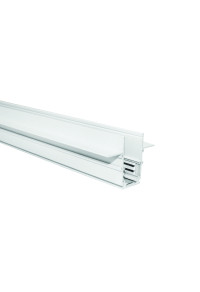 MAGNETIC TRIMLESS TRACK 48V DC 1M MATTE WHITE