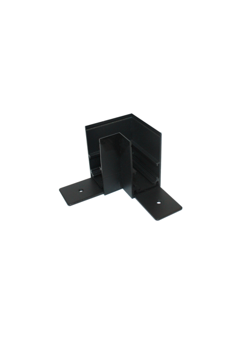 MATTE BLACK 90° CORNER FOR MAGNETIC SURFACE/PENDANT TRACK