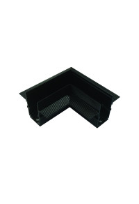 MATTE BLACK 90° CORNER FOR MAGNETIC TRIMLESS TRACK