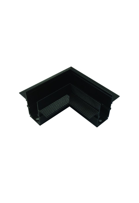 MATTE BLACK 90° CORNER FOR MAGNETIC TRIMLESS TRACK