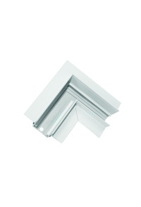 MATTE WHITE 90° CORNER FOR MAGNETIC TRIMLESS TRACK
