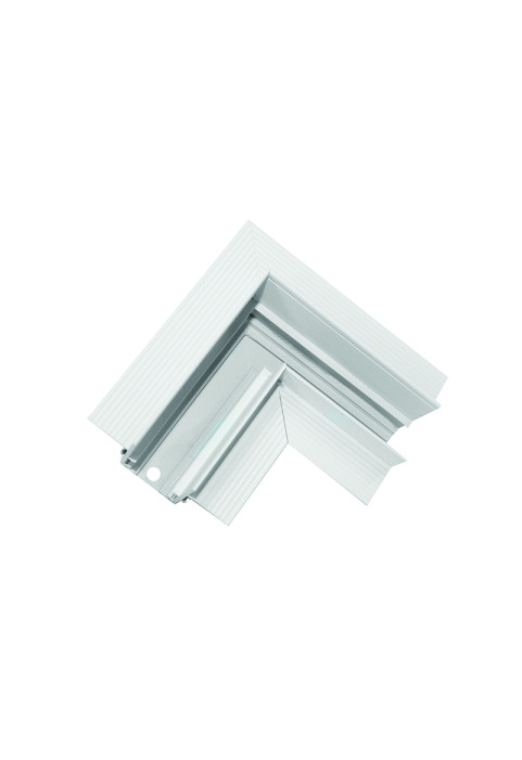 MATTE WHITE 90° CORNER FOR MAGNETIC TRIMLESS TRACK