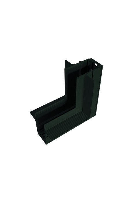 MATTE BLACK 90° INNER CORNER FOR MAGNETIC TRIMLESS TRACK