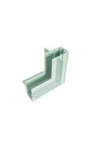MATTE WHITE 90° INNER CORNER FOR MAGNETIC TRIMLESS TRACK