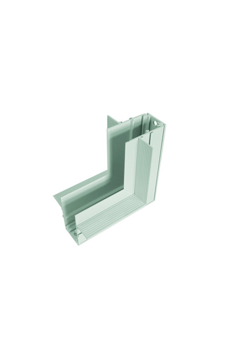 MATTE WHITE 90° INNER CORNER FOR MAGNETIC TRIMLESS TRACK