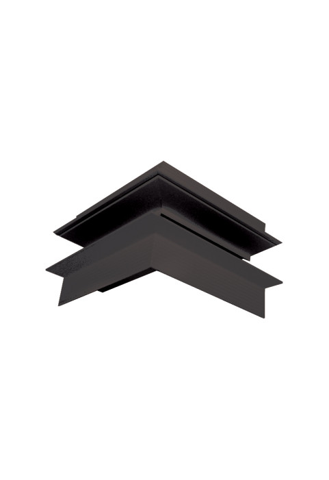 MATTE BLACK 90° OUTER CORNER FOR MAGNETIC TRIMLESS TRACK