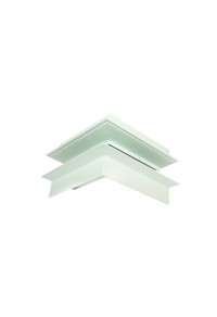 MATTE WHITE 90° OUTER CORNER FOR MAGNETIC TRIMLESS TRACK
