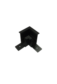MATTE BLACK 90° CORNER FOR MAGNETIC RECESSED TRACK