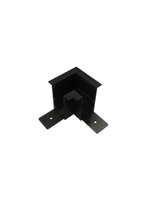MATTE BLACK 90° CORNER FOR MAGNETIC RECESSED TRACK