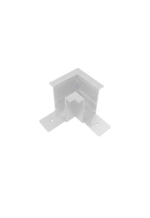 MATTE WHITE 90° CORNER FOR MAGNETIC RECESSED TRACK