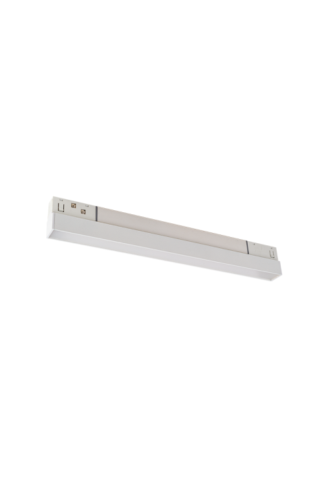 30СМ 10W 3000K LED ОСВЕТИТЕЛНО ТЯЛО ЗА МАГНИТНА ШИНА ACA LIGHTING / MATTE WHITE MAGNETIC LINEAR 48V DC 10W 3000K 800LM 110° OSRAM RA90 L300MM