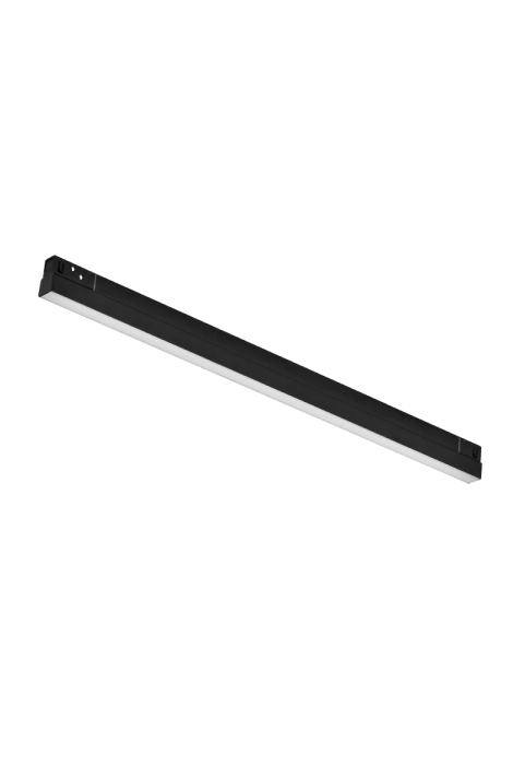 60СМ 20W 3000К LED ОСВЕТИТЕЛНО ТЯЛО ЗА МАГНИТНА ШИНА ACA LIGHTING / MATTE BLACK MAGNETIC LINEAR 48V DC 20W 3000K 1600LM 110° OSRAM RA90 L600MM