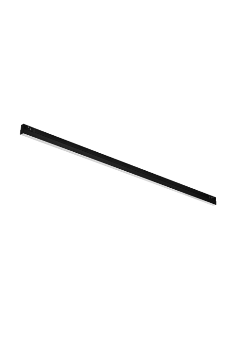 120СМ 40W 3000K LED ОСВЕТИТЕЛНО ТЯЛО ЗА МАГНИТНА ШИНА ACA LIGHTING / MATTE BLACK MAGNETIC LINEAR 48V DC 40W 3000K 3000LM 110° OSRAM RA90 L1200MM