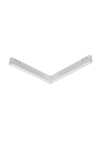 20W 3000K LED ОСВЕТИТЕЛНО ТЯЛО ЗА МАГНИТНА ШИНА ACA LIGHTING / MATTE WHITE MAGNETIC LINEAR 90° CORNER 48V DC 20W 3000K 1600LM 110° OSRAM RA90 L322*307MM