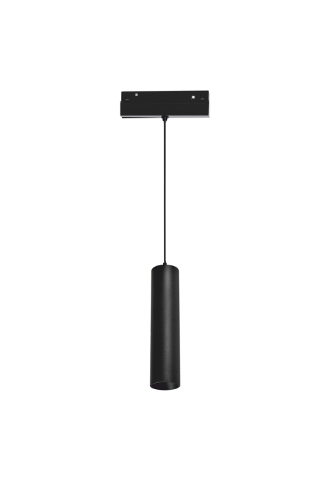 LED ПЕНДЕЛ ЗА МАГНИТНА ШИНА ACA LIGHTING / MATTE BLACK MAGNETIC PENDANT LUMINAIRE 48V DC 9W 4000K 1030LM 36° OSRAM RA90 Φ50*220MM