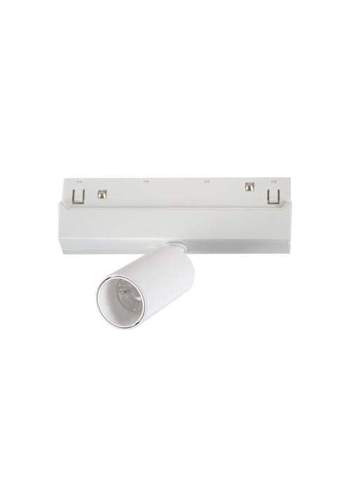 LED ПРОЖЕКТОР ЗА МАГНИТНА ШИНА ACA LIGHTING / MATTE WHITE MAGNETIC MINI SPOT 48V DC 6W 3000K 600LM 24° OSRAM RA90 Φ30*60MM