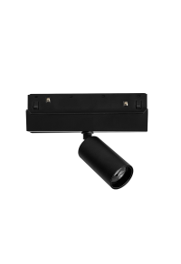 LED ПРОЖЕКТОР ЗА МАГНИТНА ШИНА ACA LIGHTING / MATTE BLACK MAGNETIC MINI SPOT 48V DC 6W 3000K 600LM 24° OSRAM RA90 Φ30*60MM