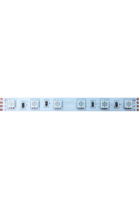 LED STRIP 5M 14.4W/M 24V DC IP65 NANO RGB 10mm