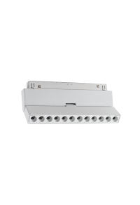 12W 4000K LED ОСВЕТИТЕЛНО ТЯЛО ЗА МАГНИТНА ШИНА ACA LIGHTING / MATTE WHITE MAGNETIC MOVABLE LINEAR 48V DC 12W 4000K 1080LM 24° OSRAM RA90 L220MM