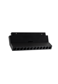 12W 4000K LED ОСВЕТИТЕЛНО ТЯЛО ЗА МАГНИТНА ШИНА ACA LIGHTING / MATTE BLACK MAGNETIC MOVABLE LINEAR 48V DC 12W 4000K 1080LM 24° OSRAM RA90 L220MM