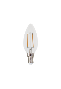 LED FILAMENT E14 C35 2W 6500K 230V AC 265LM RA80 30000H 360°