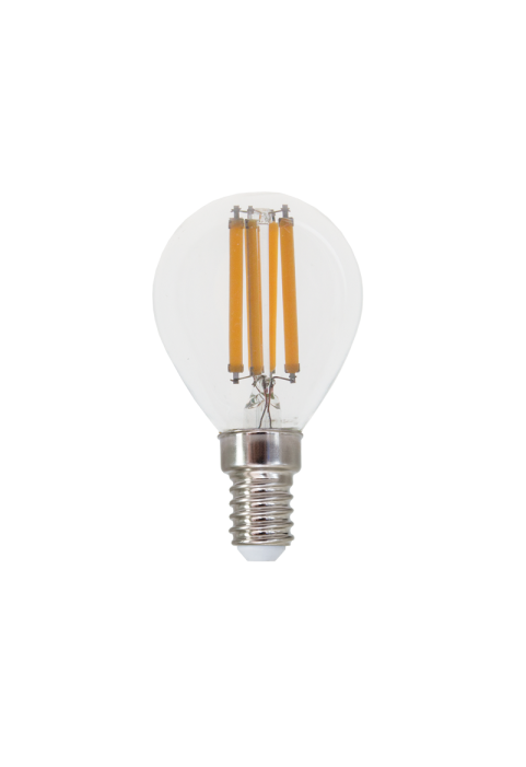 LED FILAMENT E14 G45 7W 4000K 230V AC 900LM RA80 30000H 360°