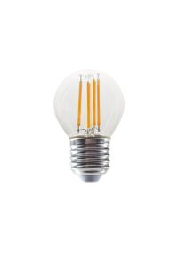 LED FILAMENT E27 G45 4W 4000K 230V AC 490LM RA80 30000H 360°