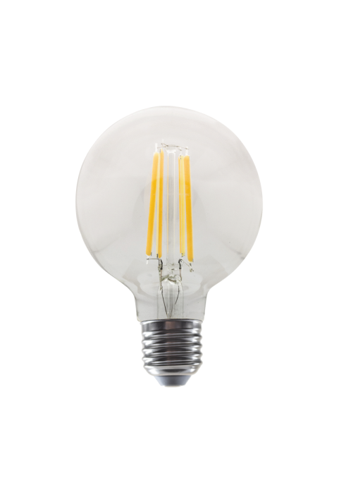 LED FILAMENT E27 G80 10W 4000K 230V AC 1260LM RA80 30000H 360°