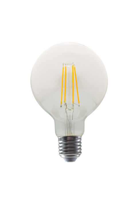 LED FILAMENT E27 G95 8W 4000K 230V AC 1010LM RA80 30000H 360°
