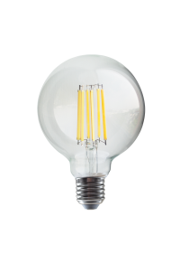 LED FILAMENT E27 G95 12W 2700K 230V AC 1540LM RA80 30000H 360°