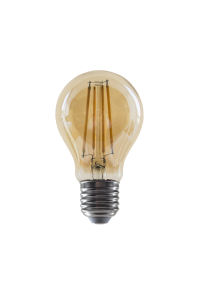 LED FILAMENT E27 DIM A60 8W AMBER 2700K 230V AC 900LM RA80 30000H 360°