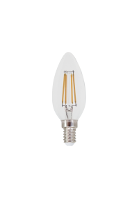 LED FILAMENT E14 DIM C35 5W 4000K 230V AC 690LM RA80 30000H 360°