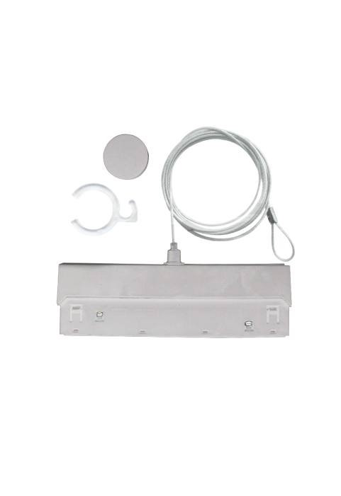 PENDANT KIT FOR COSMO20*W, COSMO40*W (WHITE MAGNETIC ADAPTOR+2M STEEL WIREWITH CLIP)