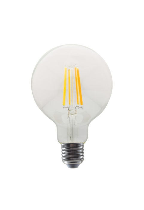 LED FILAMENT E27 DIM G95 10W 2700K 230V AC 1220LM RA80 30000H 360°